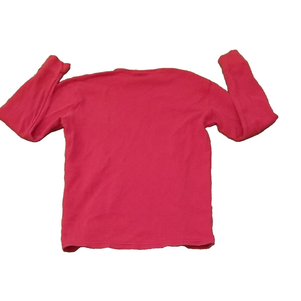 Polo Ralph Lauren Shirt Mens M Red Long Sleeve Crew Neck Classic Fit Cotton Pony - Picture 6 of 6